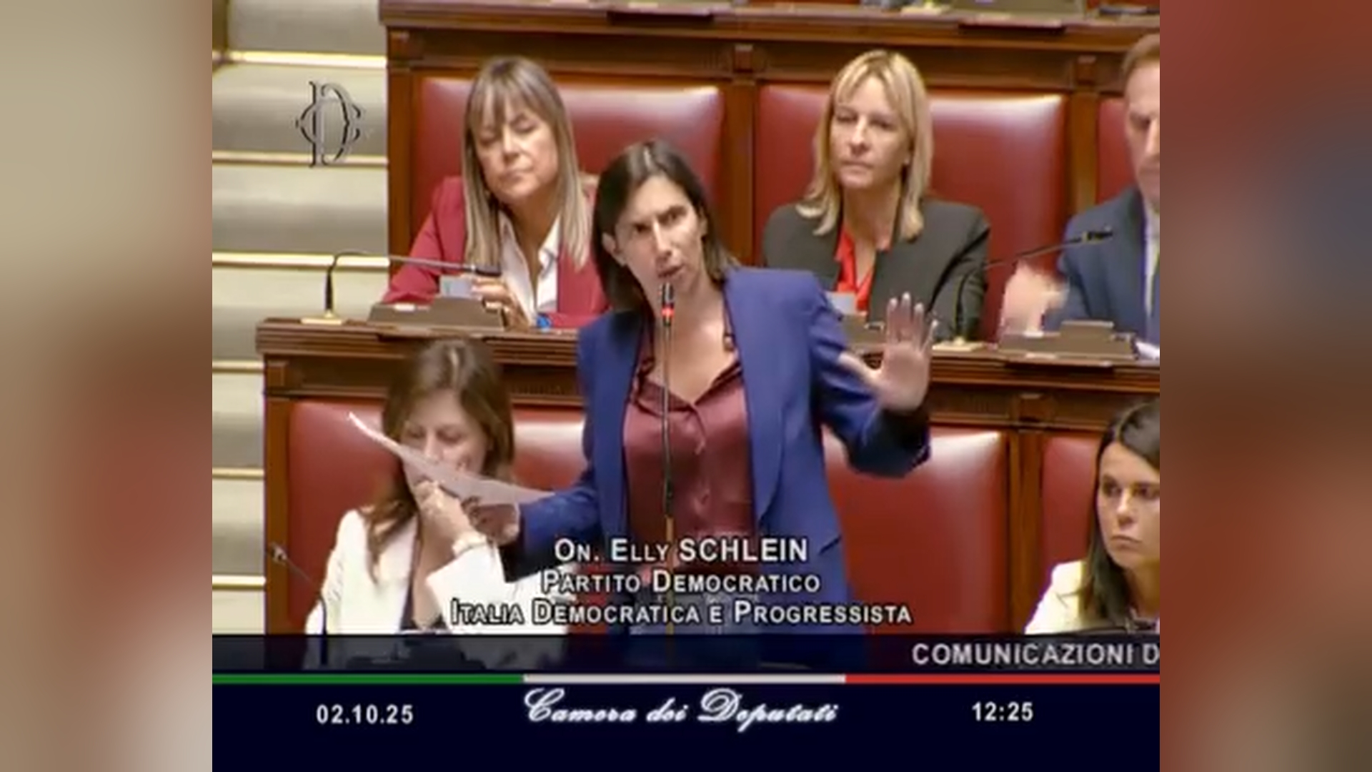 La Schlein in Parlamento: smettete di criminalizzare la piazza