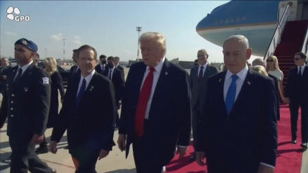 Trump arriva in Israele mentre viene rilasciato il primo gruppo di ostaggi