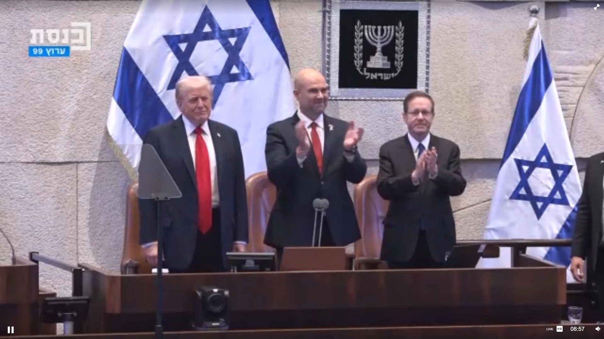 Diretta – Trump parla alla Knesset
