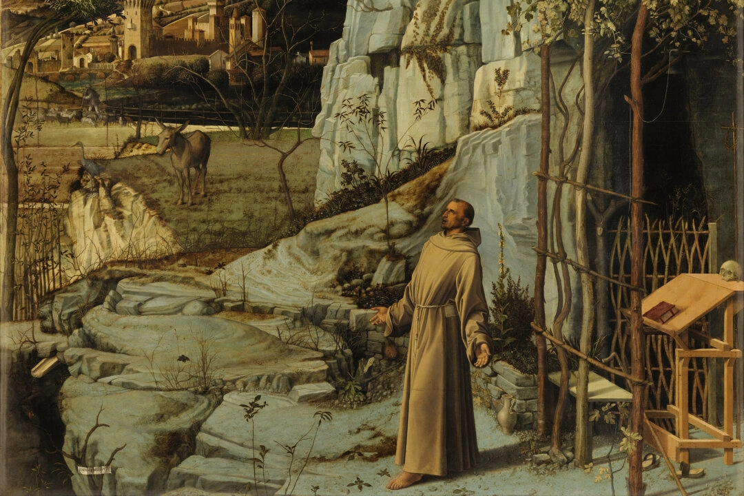 San Francesco nel deserto, prezioso dipinto di Giovanni Bellini