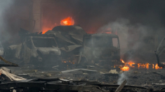 Attacco aereo russo su Kiev: un morto e 10 feriti