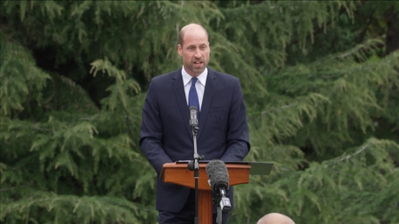 Il principe William inaugura a Londra il Global Humanitarian Memorial
