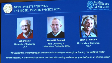 Nobel per la Fisica 2025 a Clarke, Devoret e Martinis