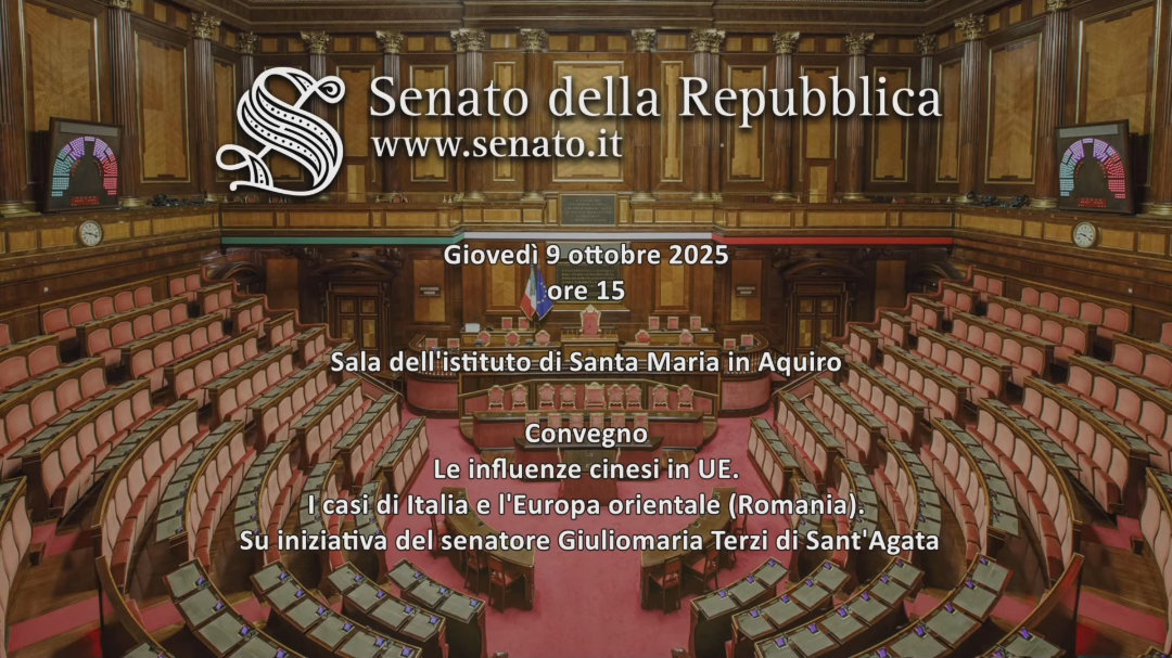 Diretta dal Senato – Convegno sulle influenze cinesi in Ue