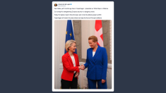 Von der Leyen incontra primo ministro della Danimarca Mette Frederiksen