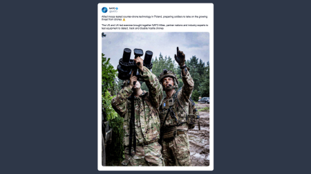 La Nato addestra i propri soldati a rispondere agli attacchi dei droni