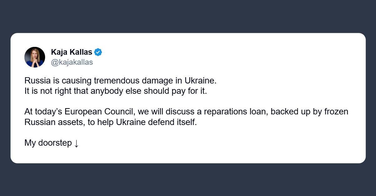 Kallas: dobbiamo aiutare l’Ucraina a difendersi