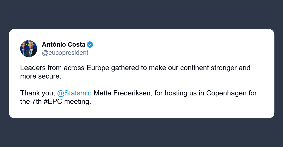 Costa: presidenti europei riuniti per rendere continente più forte e sicuro