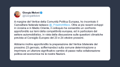 Meloni incontra cancelliere tedesco Friedrich Merz