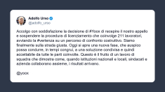 Adolfo Urso positivo sulla vertenza Yoox