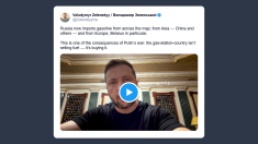 Zelensky: la Russia non vende benzina ma la importa