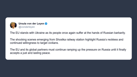 Von der Leyen: aumentare la pressione sulla Russia