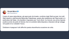 Giorgia Meloni sul piano di pace statunitense