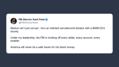Kash Patel: Maduro è un dittatore accusato e un narcoterrorista