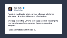 Kallas: «la Russia non si fermerà finché non sarà costretta a farlo»