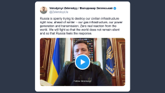 Zelensky: la Russia ci distrugge e il mondo tace