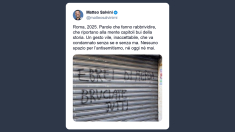 Salvini: nessuno spazio per l’antisemitismo Né oggi né mai