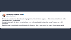 Ambasciatore Israele: solidarietà alla senatrice Segre