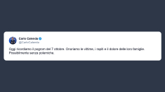 Calenda: ricordiamo il pogrom del 7 ottobre