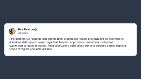 Picierno: risposta decisa al regime criminale di Putin