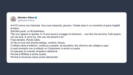 Ministero della Difesa: la sicurezza nasce anche dall’ascolto