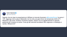 Calenda su Elkann: non ha le capacità gestionali per rimanere al vertice