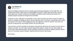 Boldrini: migliaia in marcia per la pace da Perugia ad Assisi