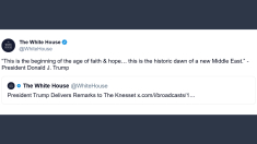 Trump su Medio Oriente: è l’inizio dell’era della fede e della speranza