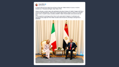 Meloni ad Al Sisi: ribadito impegno dell’Italia nella ricostruzione della Striscia di Gaza