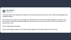 Musk: è biologicamente impossibile trasformare davvero un uomo in una donna o viceversa