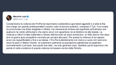 Lupi: condanniamo la violenza dei Pro Pal
