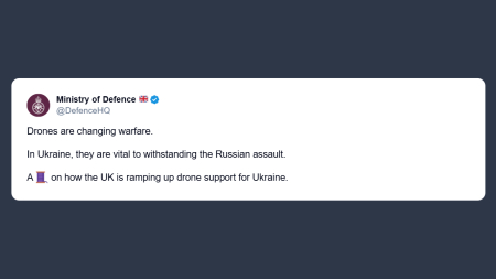 Uk intensifica il supporto droni per l’Ucraina