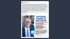 Valditara: l’Esame di Stato torna a essere Esame di Maturità