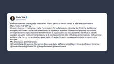 Terzi: risoluzione contro le ingerenze straniere manipolazione e condizionamento delle istituzioni