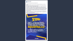 Lombardo: nella Manovra torna Industria 4.0
