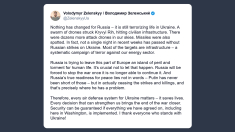 Zelensky: nulla è cambiato per la Russia