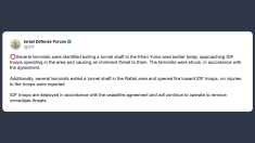 Attacchi terroristici palestinesi sventati a Khan Yunis e Rafah