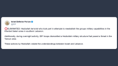 Israele: eliminato un terrorista di Hezbollah