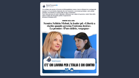 Procaccini: idea perversa usare attentato a Ranucci per colpire chi governa