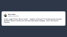 Rizzo: destra e sinistra due facce della stessa medaglia