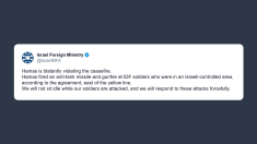 Ministero Esteri israeliano: Hamas sta palesemente violando il cessate il fuoco