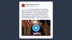 Trump: se Hamas non rispetterà l’accordo sarà eliminato