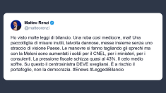 Renzi: legge di bilancio mediocre Misure inutili talvolta dannose