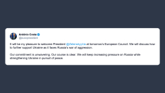 Incontro tra Costa e Zelensky previsto per domani