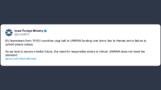 Ministero Esteri israeliano: sospendere i finanziamenti all’Unrwa per presunti legami con Hamas