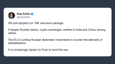 Kallas: l’Ue ha adottato il diciannovesimo pacchetto di sanzioni contro la Russia