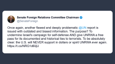 Senato Usa: gli Stati Uniti non sosterranno mai più l’Unrwa