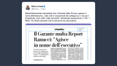 Costa: garante della Privacy non agirà in nome dell’esecutivo