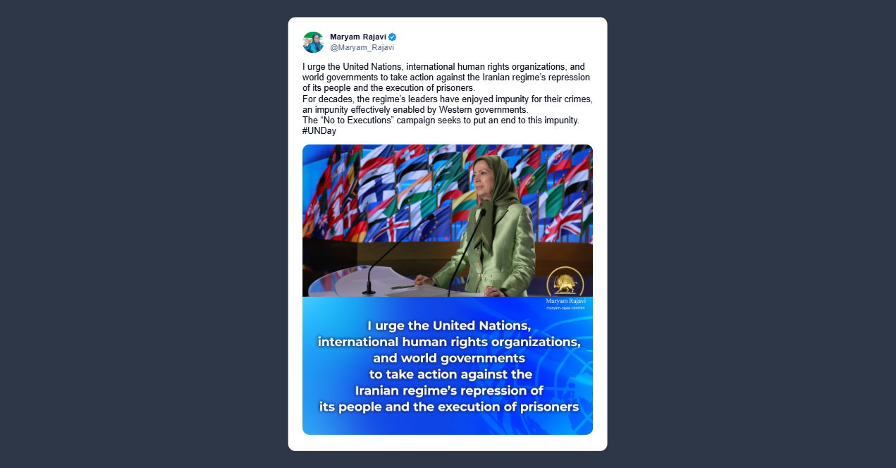 Maryam Rajavi: agire contro la repressione del regime iraniano