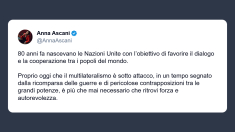 Ascani: 80 anni fa nascevano le Nazioni Unite